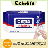 【Echolife】75% Alcohol Disinfectant Wipes Instant Hand Sanitizing Wipes 0 Irritation Alcohol Wet Wipe
