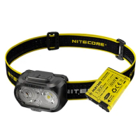 NITECORE UT27 Ultra Lightweight Headlamp 2* LEDs max 520 lumen beam distance 128 meter Headlight HLB1300 Li-ion Battery Pack