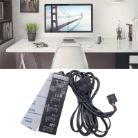 USB2.0 9pin Header USB 1 To 4 Male Extension Hub Splitter Adapter Converter USB 2.0 HUB Connector Ad