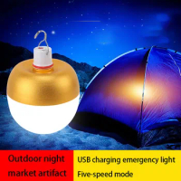 Portable Light Camping Lamp High Power Rechargeable Led Lanterns Outdoor Lighting Emergency Lights For Fishing Nature Hike Tent