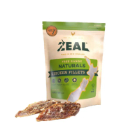 【ZEAL 真致】天然風乾零食-放養雞胸肉 125g*3包組(寵物零食、狗肉乾)