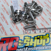 baut probolt payung star H2 6x20 drat 10 panjang 20mm heng thailand - silver chrome