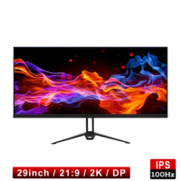 29-inch Ultrawide Gaming Monitor 21:9 FHD 100Hz Refresh Rate IPS Display 2ms Response FreeSync Split Screen HDMI
