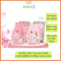 Z Nước giặt/ nước xả quần áo Nature Love Mere hương Cherry được chiết xuất từ hương anh đào [BabyUS]