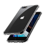 iPhone SE 2020 透明加厚四角防摔氣囊手機保護殼(SE2020手機殼 SE2020保護殼)