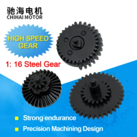 chihai motor 16:1 Steel machined gear for Ver.2/3 M4 AEG Airsoft Gel Blaster Paintball Accessory
