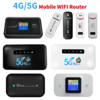 4G/5G Mobile WIFI Router 150Mbps 4G Lte Wireless Wifi Portable Modem Outdoor Hotspot Pocket Wireless Router w/ Sim Card Slot
