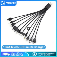 New 1pcs 10 In 1 Micro USB Multi Charger Usb Cables For Mobile Phones Cord For Motorola Nokia LG Sony Phone SAMSUNG Tablets