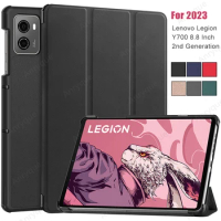 Ultra Slim Book Flip PU Leather Case Cover for Lenovo egion Y700 8.8inches 2nd Generation 2023 TB-320FC Smart Tablet Cover Funda