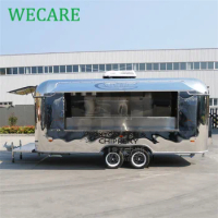 WECARE Outdoor Mobile Juice Bar Foodtruck Vending Burger Pizza Cart Remorque Food Truck Concession Food Carts and Food Trailers