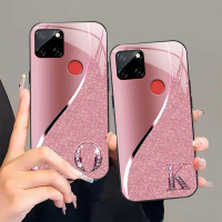 Sesuai untuk【RealMe Narzo 30A】kasus telepon,Surat beruntung, casing ponsel kelas atas baru,Bahan Kac
