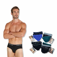 【Calvin Klein 凱文克萊】Calvin Klein 三角褲 男內褲 彈性 棉質 CK 內褲 underwear 送禮(三角褲9564)