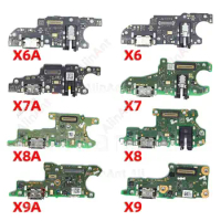 AiinAnt USB Mic Sub Board Dock Charger Connector Charging Port Flex Cable For Honor X6 X7 X8 X9 X6A X7A X8A X9A 5G Spare Parts