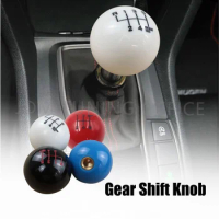 JDM 5 Speed Ball Style Resin Gear Shift Knob Manual Transmission Shifter Short Lever Head For Honda Acura/TOYOTA/NISSAN