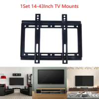 14-43Inch TV Mounts LCD LED Monitor Wall Mount Bracket Fixed Flat Panel TV Frame Thickness 0.8MM