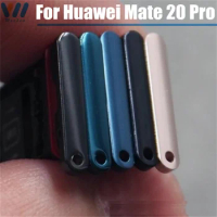 Sim Card Tray For Huawei Mate 20 Pro SIM Micro Reader Card Slot Holder Adapters Card Socket Connector Replacement Repair Parts