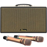 Paramax Loa Karaoke Di Động Xách Tay Aura (Cream Leather)