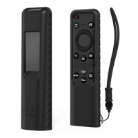 Silicone Remote Cover for Samsung 2023 TM2360E BN59-01432A TM2361E BN59-01439A OLED Smart TV Remote Control Case with Lanyard