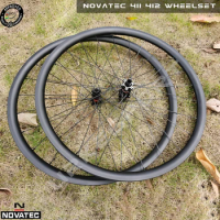 29er Carbon MTB Wheelset 6 Bolt / Center Lock Tubeless Straight Pull Novatec 411 412 UCI Approved Carbon Mountain Wheels 29