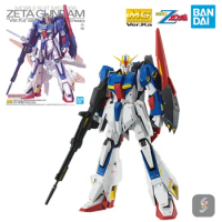Original Bandai Anime Gundam MG 1/100 Z ZETA Ka Action Figure Cute Capsule Toys for Kids Boys Gift Assembly Model
