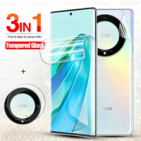 3in1 Front &amp; Back Hydrogel Film For Huawei Honor X9a Camera Protector Honer a9x Honar x 9a honorX9a Lens Screen Safety Films