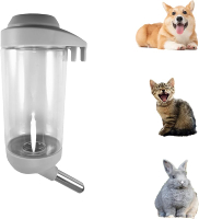 Dog Crate Water Bottle - 12 oz No Drip KennelWater Dispenser Easy-to-Use Cage Water Bottle for Dogs