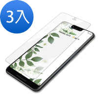 3入 Google Pixel3XL 曲面高清透明9H玻璃鋼化膜手機保護貼 3XL保護貼