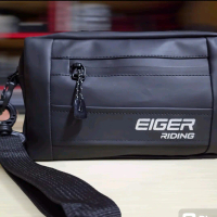 Tas Eiger Handbag dan Waisbag Pria Wanita Bahan Premium - Model Cowok - Waistbag Selempang Slingbag