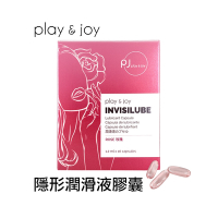 PLAY &amp; JOY 隱形潤滑液膠囊-玫瑰味
