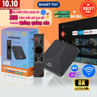 Android TV Box TV98pro 2025 Mới Nhanh Mượt, Crack Tiếng Việt 8K, kết nối Bluetooth,Xem youtube...