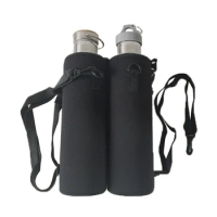 1000ML Neoprene Water Bottle Carrier Insulated Cover Bag Holder Travel Bicycle Kettle Holder