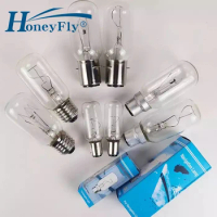 HoneyFly 5pcs P28S E27 B22 BA15D BAY15D Marine Lamp Bulb 12V 24V 220V 65W 25W 40W T38 Navigation Lighting