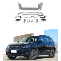 for X5M Body kit for BMW X5-E70 (2007-2014) to G05 lCI (2023-NOW) MT Cutting Version bodykit Front and Rear car bumper side skir