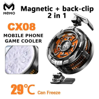 MEMO CX08 Mobile Phone Ice Cooler Magnetic Cooling Fan Case Radiator For PUBG Gaming Back Clip Cool