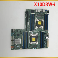 Server Motherboard For Supermicro Dual Server C612 2011 E5-2600 16 DIMMs 2400MHz DDR4 X10DRW-i