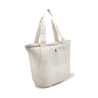 【NIKE 耐吉】肩背包 Jordan Tote Bag 男女款 米白 手提包 媽媽包 喬丹 大容量 托特包(JD2243019GS-001)