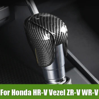 For Honda HR-V Vezel ZR-V WR-V 2021 2022 2023 2024 Car Interior Gear Lever Cover Shifter Gear Shift Knob Gear Head Cover Sticker