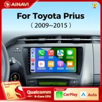 Ainavi Car Stereo For Toyota Prius XW30 Multimedia 2009-2015 Player Carplay 2Din GPS Android Car Radio Navigation No 2Din DVD