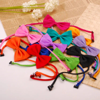 2025 Pet Bow Tie Dog Collar Flower Necklace Teddy Cat Bow Tie Cross-border Manufacturer In-stock Who