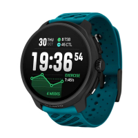 Suunto Race 2 不銹鋼 GPS 戶外手錶 波浪藍