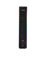 ปลั๊กไฟ RGB 16A 4 ช่อง PD20W+QC3.0+1USB 3.4A 3 ม. รุ่น GP43M สีดำ