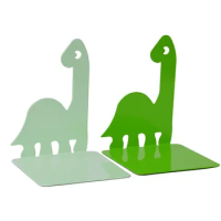 Dinosaur Book Stand Office Metal Material Iron Storage Rack Cartoon Two-piece Student Book Clip