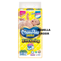 POPOK|DIAPERS|PAMPERS MAMYPOKO MAMY POKO S40 4-8KGX-TRA EKSTRA KERING 10 JAM+BANTALAN POPOK CELANA L