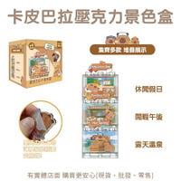 【現貨】卡皮巴拉 盒玩 壓克力盒 卡皮巴拉慵懶假期-壓克力景色盒 diy小物 盒玩公仔 DIY玩具 興雲網購