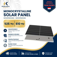Solar Panel Surya Monocrystalline 525 WP – 550 WP -- 595 WP - 610 WP - Solar Karya Indonesia 610 WP 