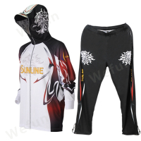 【未凡運動】SUNLINE釣魚服 連帽衫 透氣速乾防曬 兩節褲 比賽釣魚球衣 釣魚褲子 釣魚服套裝 長袖T恤