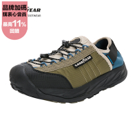 【固特異GOODYEAR】露營樂 露營戶外防潑水雙用鞋/男款 健走 軍綠 / GAMO43805