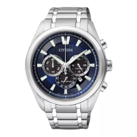 Citizen [LAST CHANCE DEALS] Jam Tangan Pria Citizen Chronograph CA4010-58L Eco-Drive Blue Dial Titan