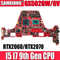 SAMXINNO GX502GV Original Mainboard For ASUS ROG Zephyrus S GX502GW GX502GV Laptop Motherboard I5 I7 CPU RTX2060 RTX2070 16G-RAM