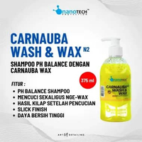 CARNAUBA WASH & WAX nanoTECH PROTECTION SHAMPOO CAR WASH MOBIL MOTOR HANYA PRODUK